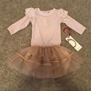 Ruby & Bloom velvet bodysuit and tulle skirt 3m